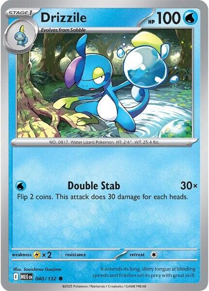 Drizzile (040/132) [Mega Evolution: Base Set] Pokemon Single Pokémon  | Multizone: Comics And Games