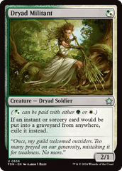 Dryad Militant [Foundations] MTG Single Magic: The Gathering  | Multizone: Comics And Games
