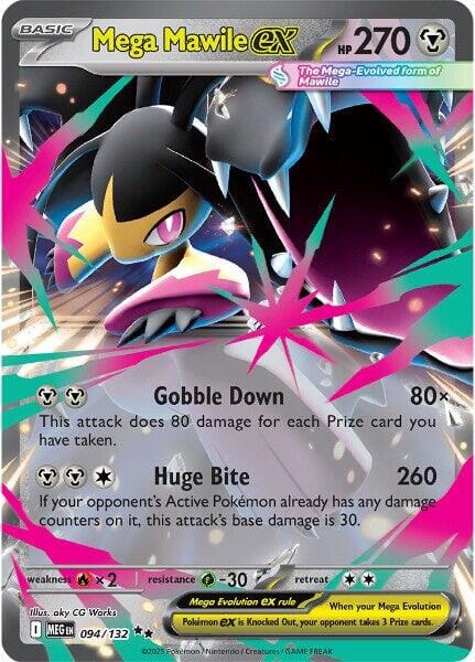 Mega Mawile ex (094/132) [Mega Evolution: Base Set] Pokemon Single Pokémon  | Multizone: Comics And Games