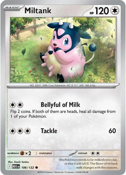 Miltank (106/132) [Mega Evolution: Base Set] Pokemon Single Pokémon  | Multizone: Comics And Games