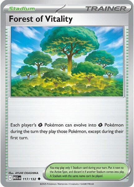Forest of Vitality (117/132) [Mega Evolution: Base Set] Pokemon Single Pokémon  | Multizone: Comics And Games