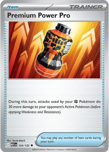 Premium Power Pro (124/132) [Mega Evolution: Base Set] Pokemon Single Pokémon  | Multizone: Comics And Games