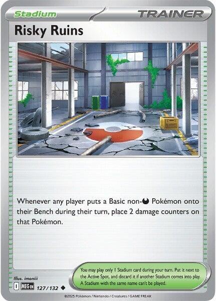 Risky Ruins (127/132) [Mega Evolution: Base Set] Pokemon Single Pokémon  | Multizone: Comics And Games