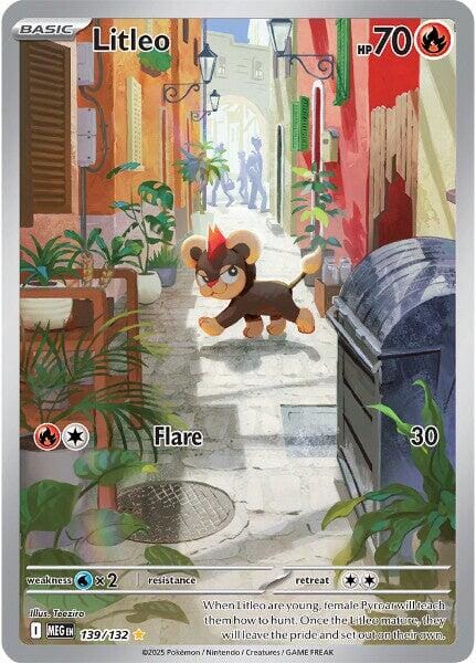 Litleo (139/132) [Mega Evolution: Base Set] Pokemon Single Pokémon  | Multizone: Comics And Games