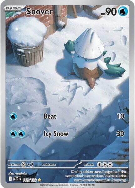 Snover (140/132) [Mega Evolution: Base Set] Pokemon Single Pokémon  | Multizone: Comics And Games