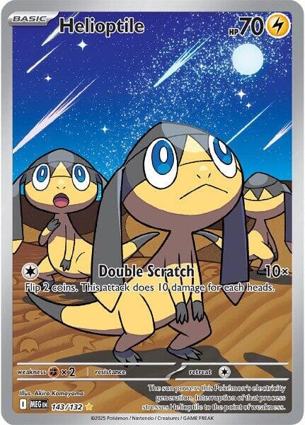 Helioptile (143/132) [Mega Evolution: Base Set] Pokemon Single Pokémon  | Multizone: Comics And Games