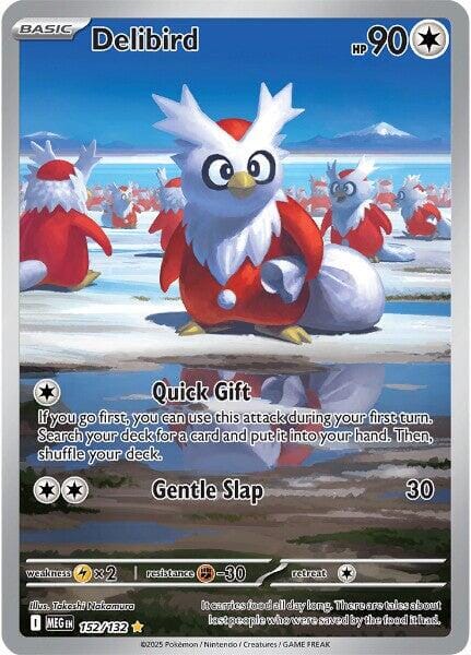 Delibird (152/132) [Mega Evolution: Base Set] Pokemon Single Pokémon  | Multizone: Comics And Games