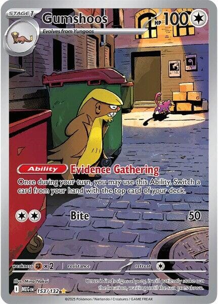 Gumshoos (153/132) [Mega Evolution: Base Set] Pokemon Single Pokémon  | Multizone: Comics And Games