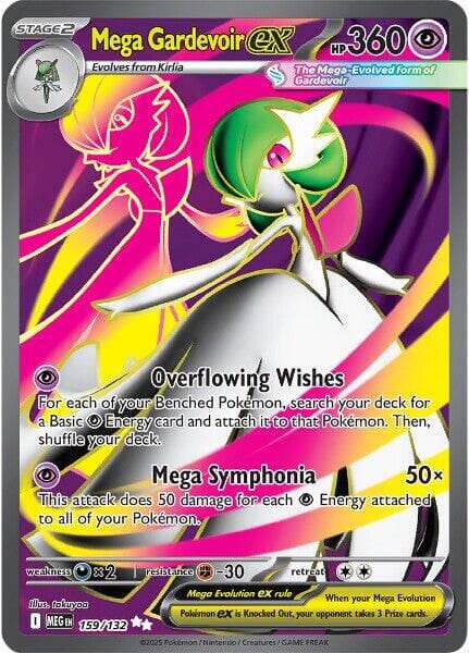 Mega Gardevoir ex (159/132) [Mega Evolution: Base Set] Pokemon Single Pokémon  | Multizone: Comics And Games