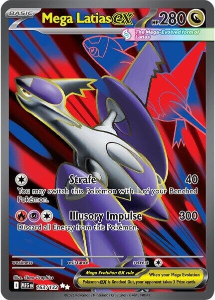 Mega Latias ex (163/132) [Mega Evolution: Base Set] Pokemon Single Pokémon  | Multizone: Comics And Games