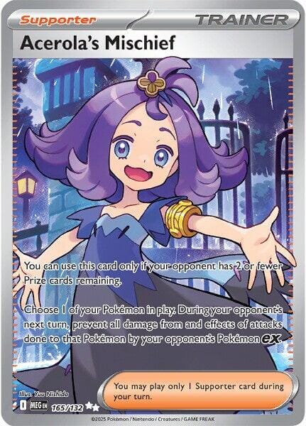 Acerola's Mischief (165/132) [Mega Evolution: Base Set] Pokemon Single Pokémon  | Multizone: Comics And Games
