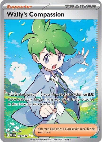 Wally's Compassion (176/132) [Mega Evolution: Base Set] Pokemon Single Pokémon  | Multizone: Comics And Games