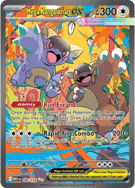 Mega Kangaskhan ex (182/132) [Mega Evolution: Base Set] Pokemon Single Pokémon  | Multizone: Comics And Games