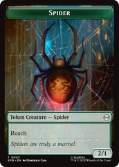Spider // Treasure Double-Sided Token [Marvel's Spider-Man Tokens] MTG Single Magic: The Gathering  | Multizone: Comics And Games