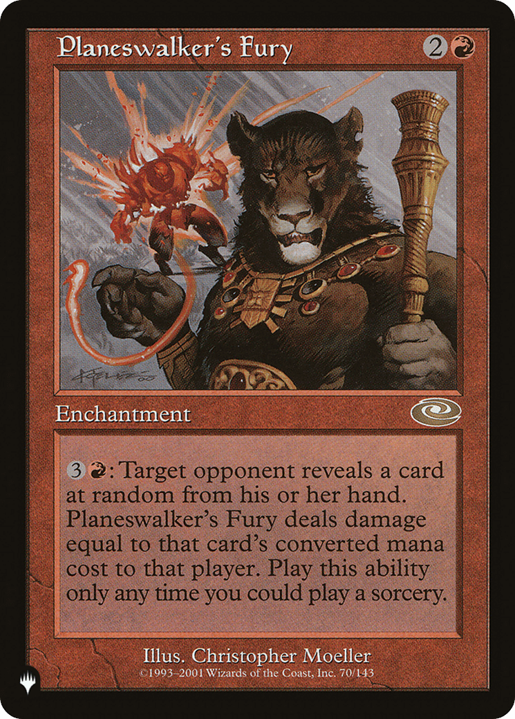 Planeswalker's Fury [The List] MTG Single Magic: The Gathering  | Multizone: Comics And Games