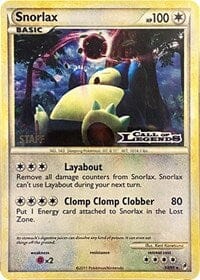 Snorlax (33/95) (Staff Prerelease Promo) [Nintendo: Black Star Promos] Pokemon Single Pokémon  | Multizone: Comics And Games