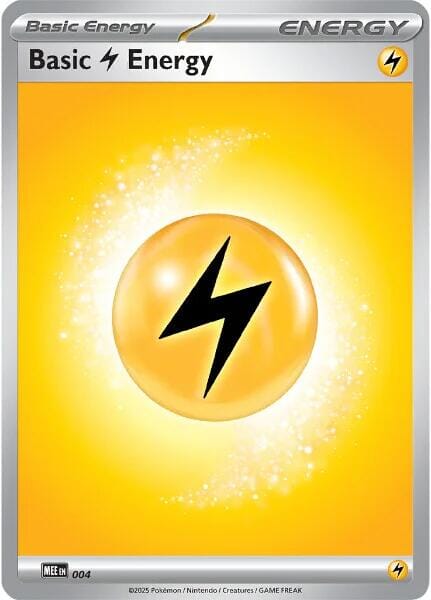 Basic Lightning Energy - 004 [Mega Evolution Energies] Pokemon Single Pokémon  | Multizone: Comics And Games