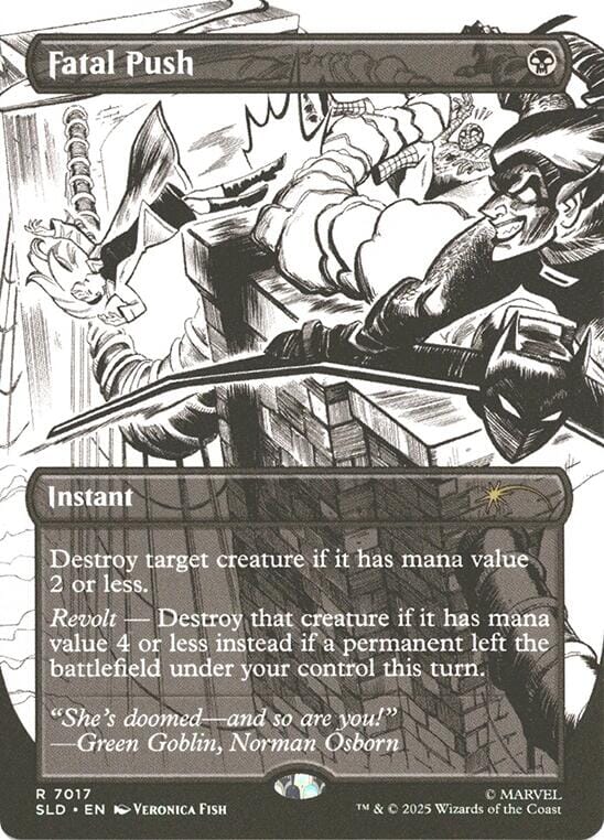 Fatal Push (7017) [Secret Lair Drop Series] MTG Single Magic: The Gathering  | Multizone: Comics And Games