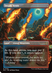 Steam Vents (Borderless) [Lorwyn Eclipsed] MTG Single Magic: The Gathering  | Multizone: Comics And Games