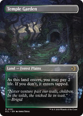 Temple Garden (Borderless) [Lorwyn Eclipsed] MTG Single Magic: The Gathering  | Multizone: Comics And Games