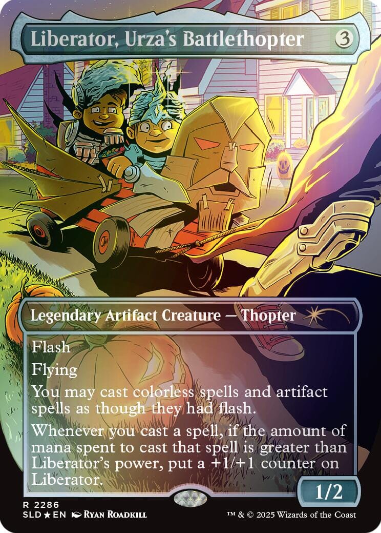 Liberator, Urza's Battlethopter (Rainbow Foil) [Secret Lair Drop Series] MTG Single Magic: The Gathering  | Multizone: Comics And Games