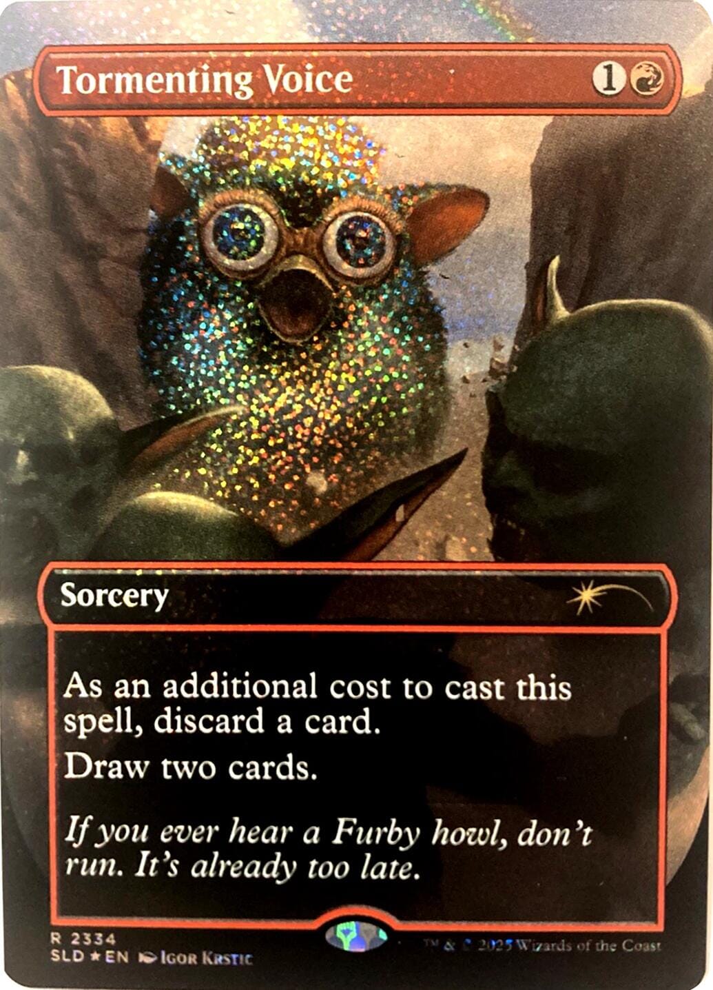 Tormenting Voice (Confetti Foil) [Secret Lair Drop Series] MTG Single Magic: The Gathering  | Multizone: Comics And Games