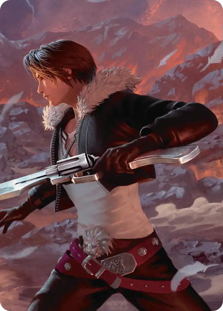 Squall, Gunblade Duelist Scene Art Card [FINAL FANTASY Art Series] MTG Single Magic: The Gathering  | Multizone: Comics And Games