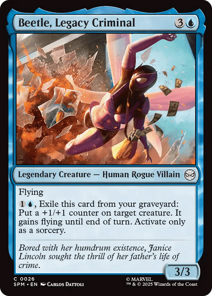 Beetle, Legacy Criminal [Marvel's Spider-Man] MTG Single Magic: The Gathering  | Multizone: Comics And Games