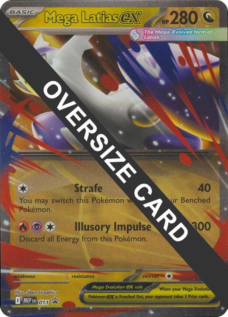 Mega Latias ex (011) (Jumbo Card) [Mega Evolution Promo] Pokemon Single Pokémon  | Multizone: Comics And Games