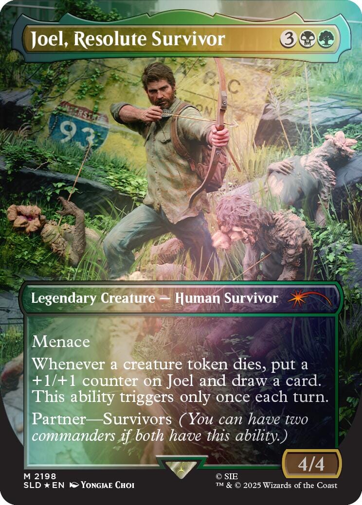 Joel, Resolute Survivor (Rainbow Foil) [Secret Lair Drop Series] MTG Single Magic: The Gathering  | Multizone: Comics And Games