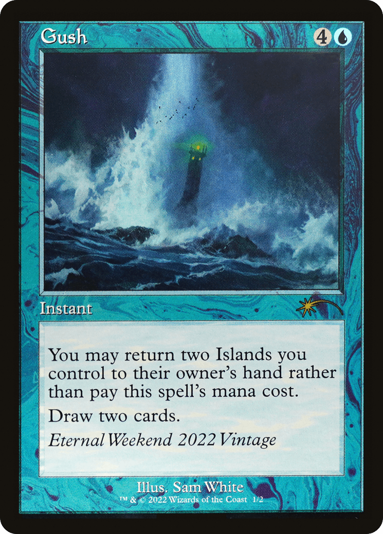 Gush (Eternal Weekend 2022 Promo) [Eternal Weekend] MTG Single Magic: The Gathering  | Multizone: Comics And Games