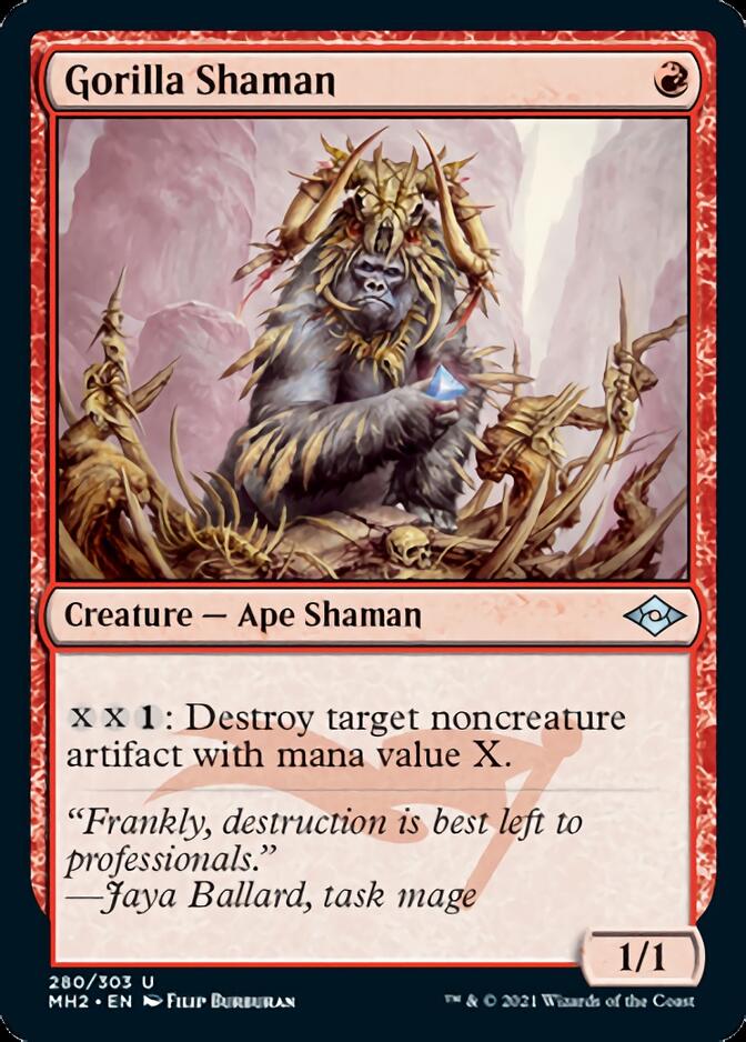 Gorilla Shaman (Foil Etched) [Modern Horizons 2] MTG Single Magic: The Gathering  | Multizone: Comics And Games