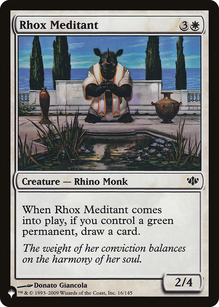 Rhox Meditant [The List] MTG Single Magic: The Gathering  | Multizone: Comics And Games