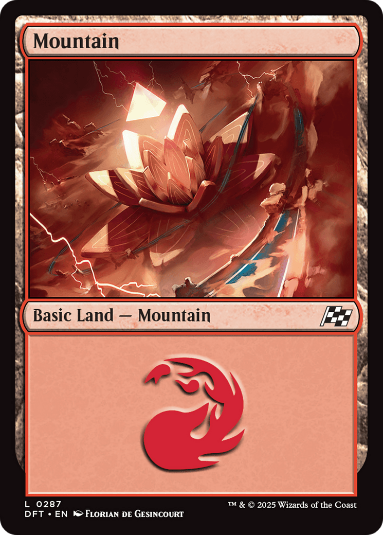 Mountain (0287) [Aetherdrift] MTG Single Magic: The Gathering  | Multizone: Comics And Games