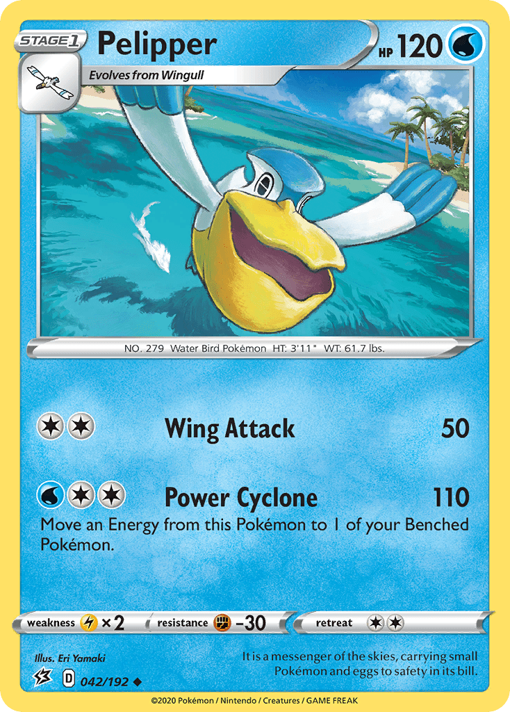 Pelipper (042/192) [Sword & Shield: Rebel Clash] Pokemon Single Pokémon  | Multizone: Comics And Games