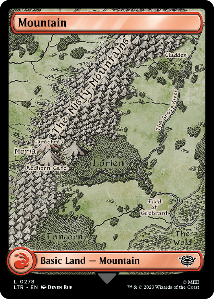 Mountain (278) [The Lord of the Rings: Tales of Middle-Earth] MTG Single Magic: The Gathering  | Multizone: Comics And Games
