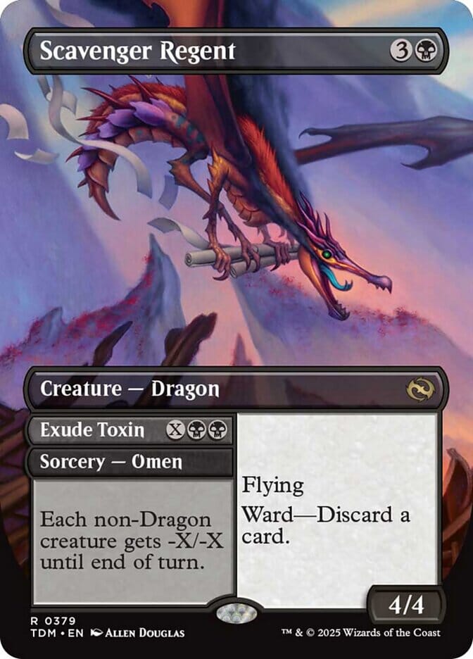 Scavenger Regent (Borderless) [Tarkir: Dragonstorm] MTG Single Magic: The Gathering  | Multizone: Comics And Games
