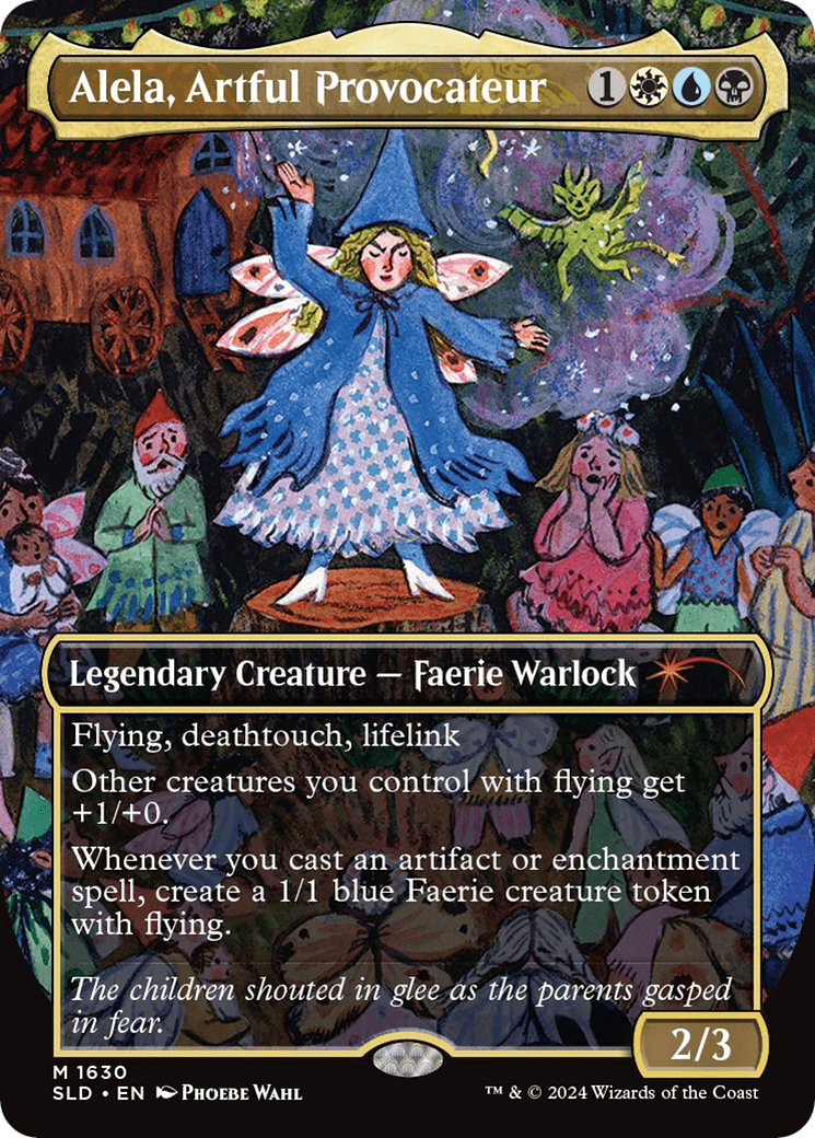 Alela, Artful Provocateur (1630) [Secret Lair Drop Series] MTG Single Magic: The Gathering  | Multizone: Comics And Games