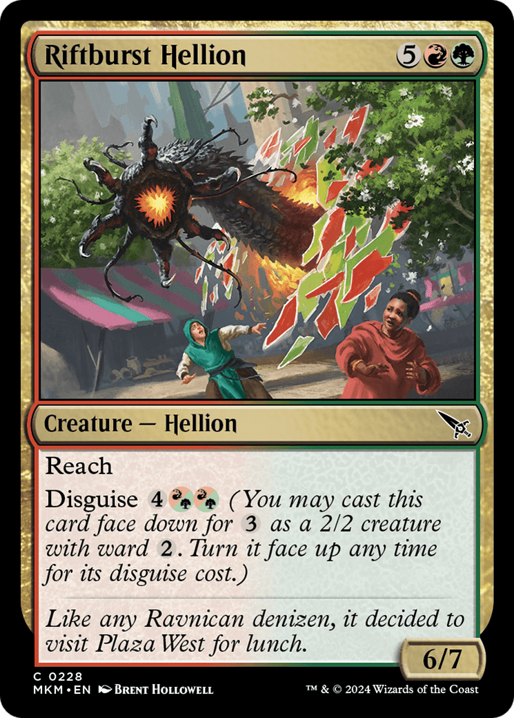 Riftburst Hellion [Murders at Karlov Manor] MTG Single Magic: The Gathering  | Multizone: Comics And Games