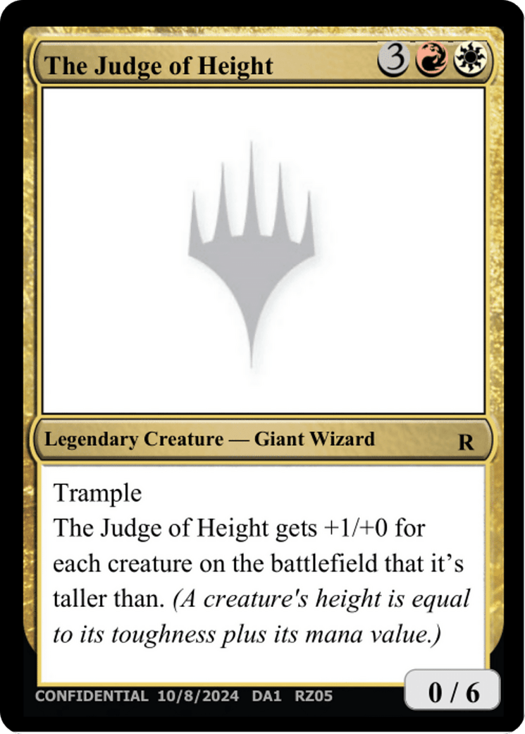 The Judge of Height [Unknown Event] MTG Single Magic: The Gathering  | Multizone: Comics And Games