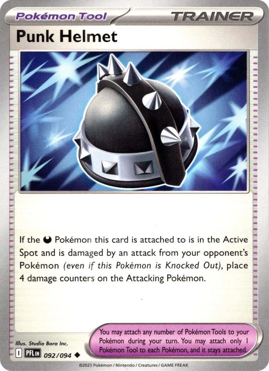 Punk Helmet (092/094) [Mega Evolution: Phantasmal Flames] Pokemon Single Pokémon  | Multizone: Comics And Games