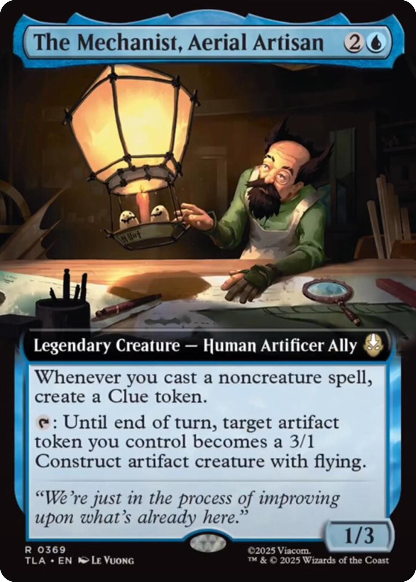 The Mechanist, Aerial Artisan (Extended Art) [Avatar: The Last Airbender] MTG Single Magic: The Gathering  | Multizone: Comics And Games