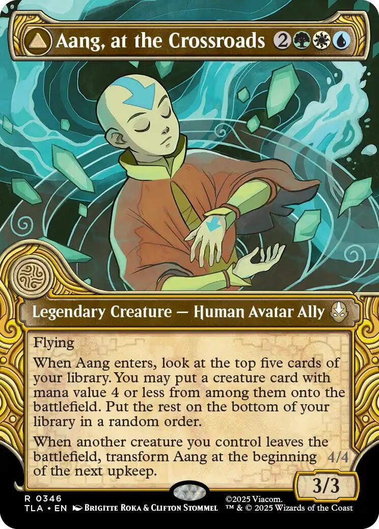 Aang, at the Crossroads (Showcase) [Avatar: The Last Airbender] MTG Single Magic: The Gathering  | Multizone: Comics And Games