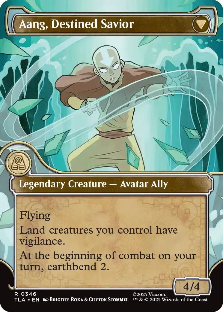 Aang, at the Crossroads (Showcase) [Avatar: The Last Airbender] MTG Single Magic: The Gathering  | Multizone: Comics And Games