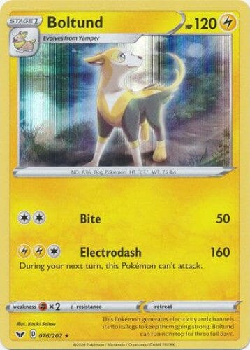 Boltund (076/202) (Cosmos Holo) [Sword & Shield: Base Set] Pokemon Single Pokémon  | Multizone: Comics And Games