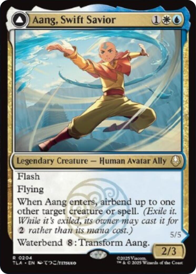 Aang, Swift Savior [Avatar: The Last Airbender] MTG Single Magic: The Gathering  | Multizone: Comics And Games