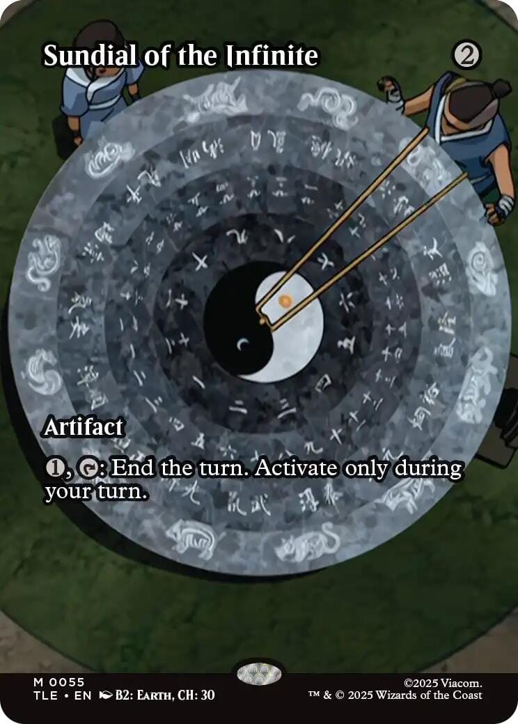Sundial of the Infinite (Borderless) [Avatar: The Last Airbender: Eternal-Legal] MTG Single Magic: The Gathering  | Multizone: Comics And Games