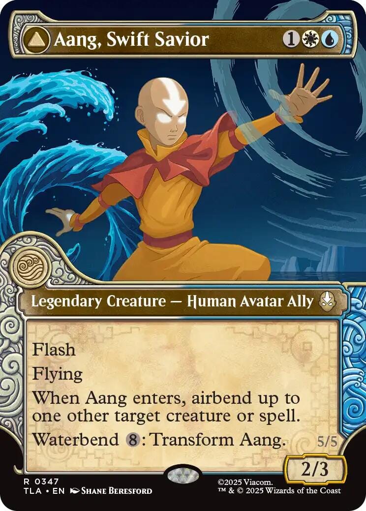 Aang, Swift Savior (Showcase) [Avatar: The Last Airbender] MTG Single Magic: The Gathering  | Multizone: Comics And Games