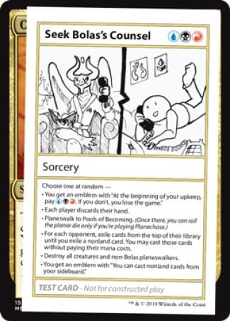 Seek Bolas's Counsel (2021 Edition) [Mystery Booster Playtest Cards] MTG Single Magic: The Gathering  | Multizone: Comics And Games