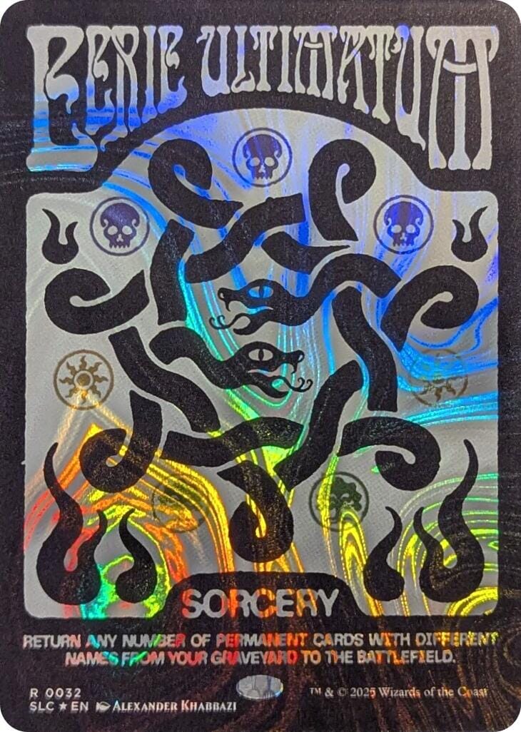 Eerie Ultimatum (Halo Foil) [Secret Lair Countdown Kit] MTG Single Magic: The Gathering  | Multizone: Comics And Games